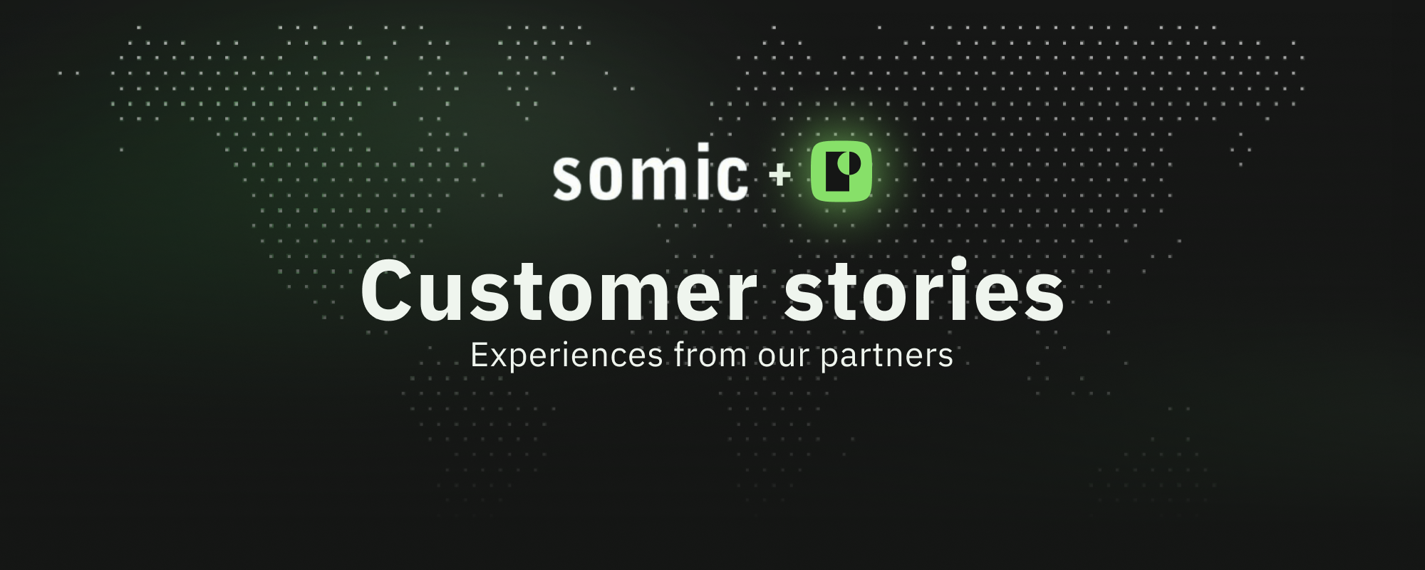 Somic Customer Story Banner